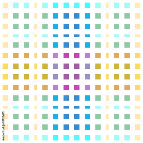 Seamless colored pattern made of little squares