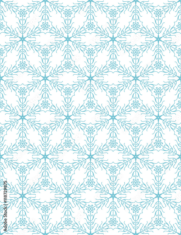 Hand drawn snowflake pattern Hand drawn snowflake pattern