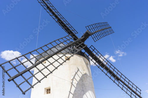 windmills of Consuegra in Toledo, Spain. They served to grind gr