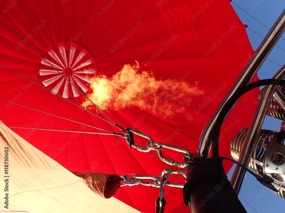 Naklejka premium Heißluftballoon III