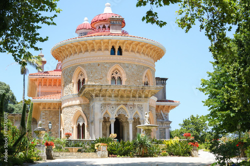 Monserrate Palace in Sintra, Portugal photo