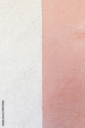 Painted in two colors wall