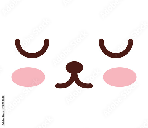 face emoticon cute square icon