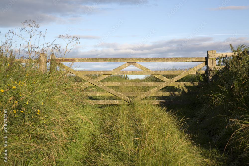 Gate to Field, Lindisfarne, Holy Island; Northumberland