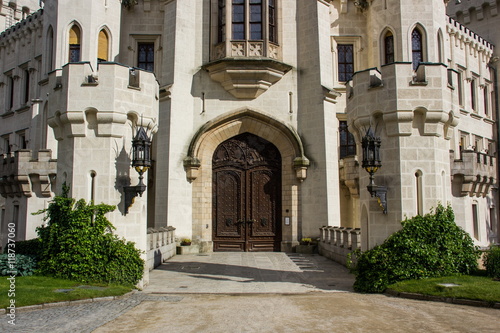 Castle Hluboka nad Vltavou  Czech Republic.