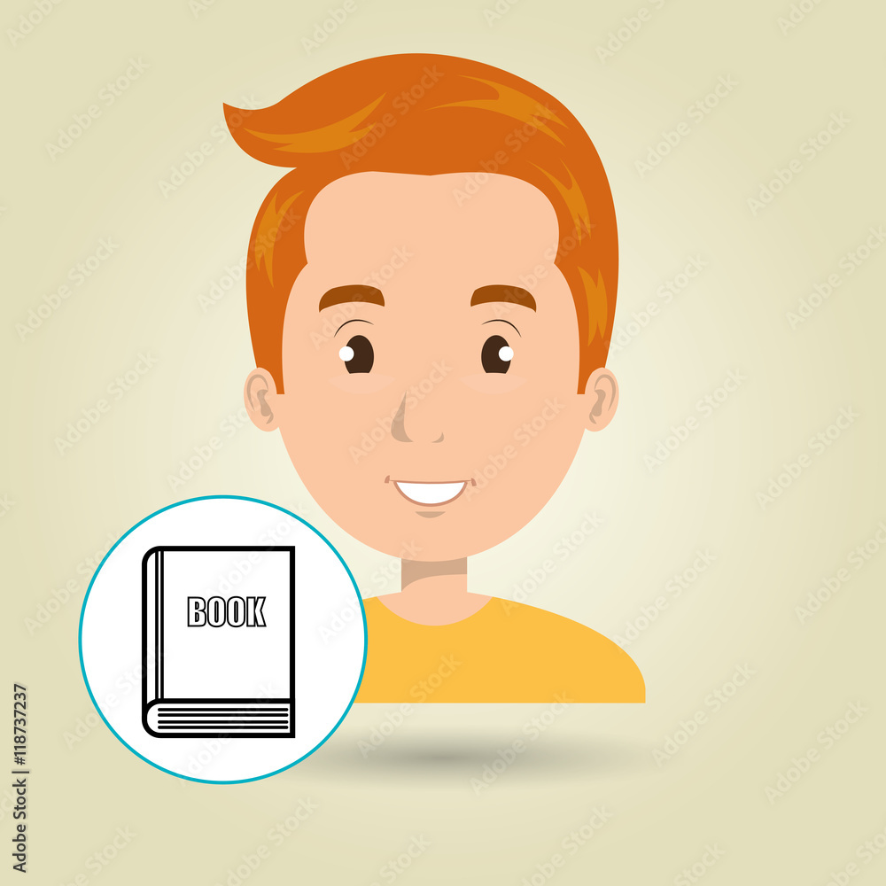 boy young student school vector illustration design boy young student school vector illustration design
