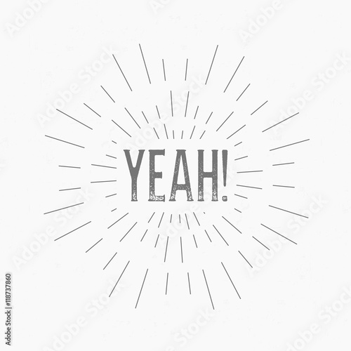 Abstract Creative concept design layout with text. For web and mobile icon isolated on background, art template, retro elements, logo, identity, labels, badge, ink, tag, card.