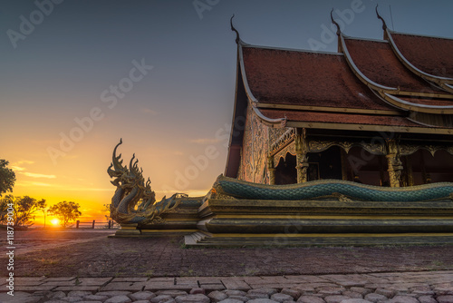 Sirindhornwararam Temple (Phu Prao Temple), Ubon Ratchathani at photo