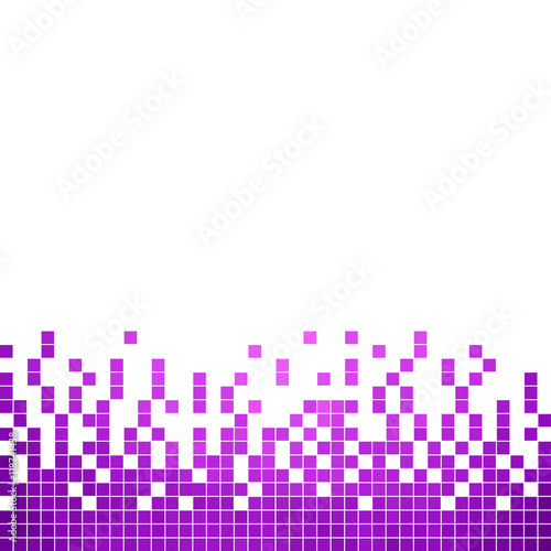 abstract vector square pixel mosaic background