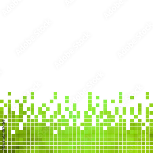 abstract vector square pixel mosaic background