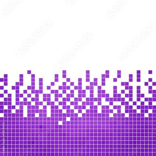 abstract vector square pixel mosaic background