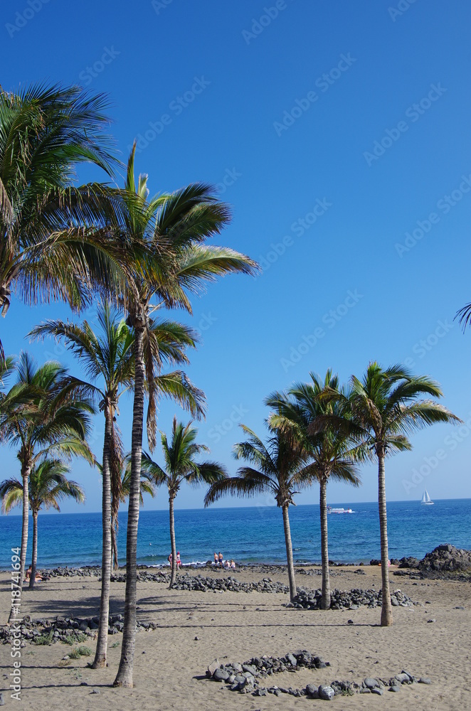 Plage de puerto del Carmen Lanzarote Plage de puerto del Carmen Lanzarote