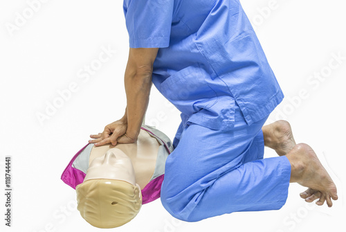 cpr training isolated