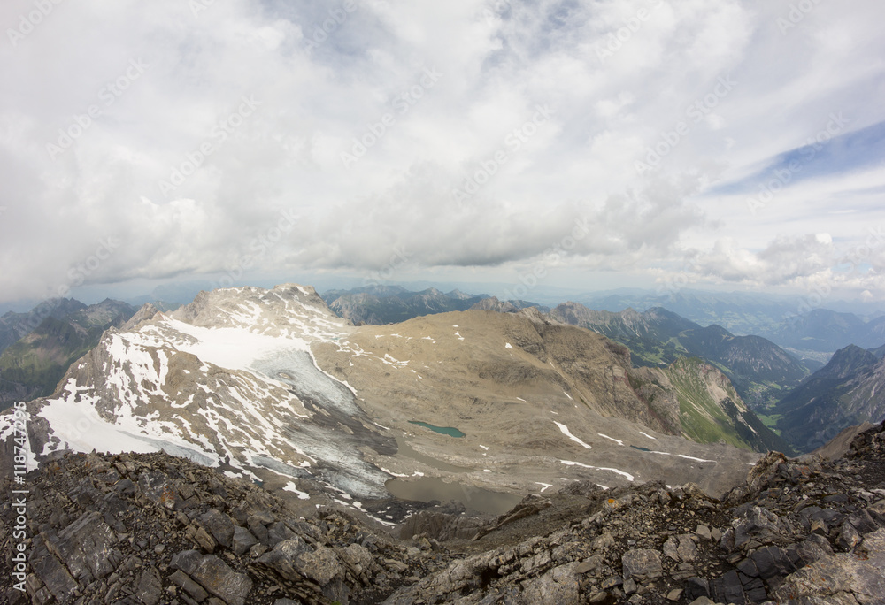 Schesaplana 2.965m Top Of Rätikon In Vorarlberg Austria