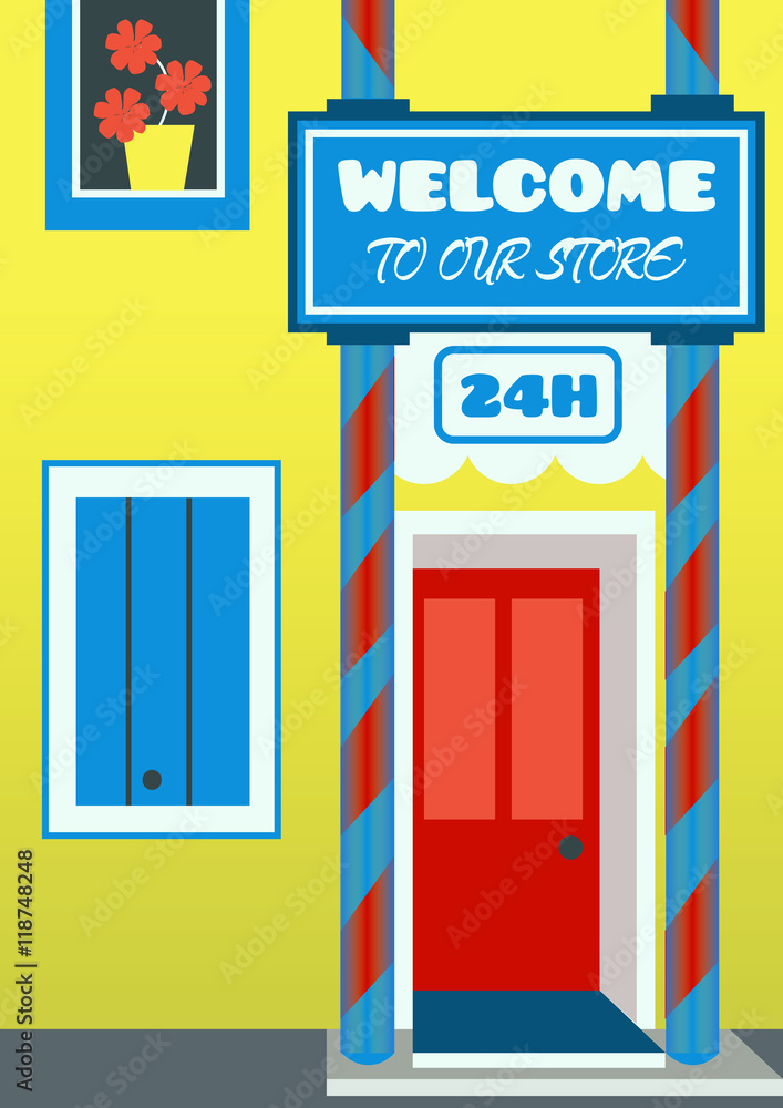 Infographic design of store house. Eps 10 vector file. Infographic design of store house. Eps 10 vector file.