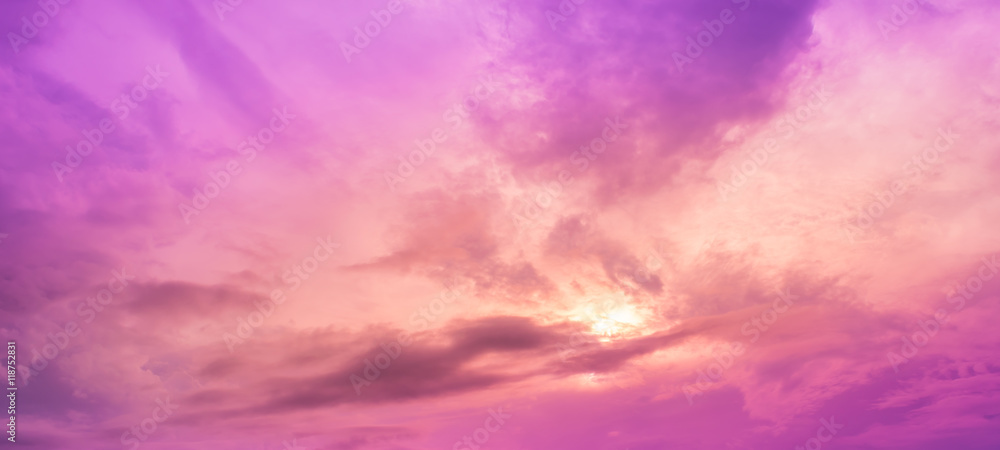 image of sky on evening time with purple tone .