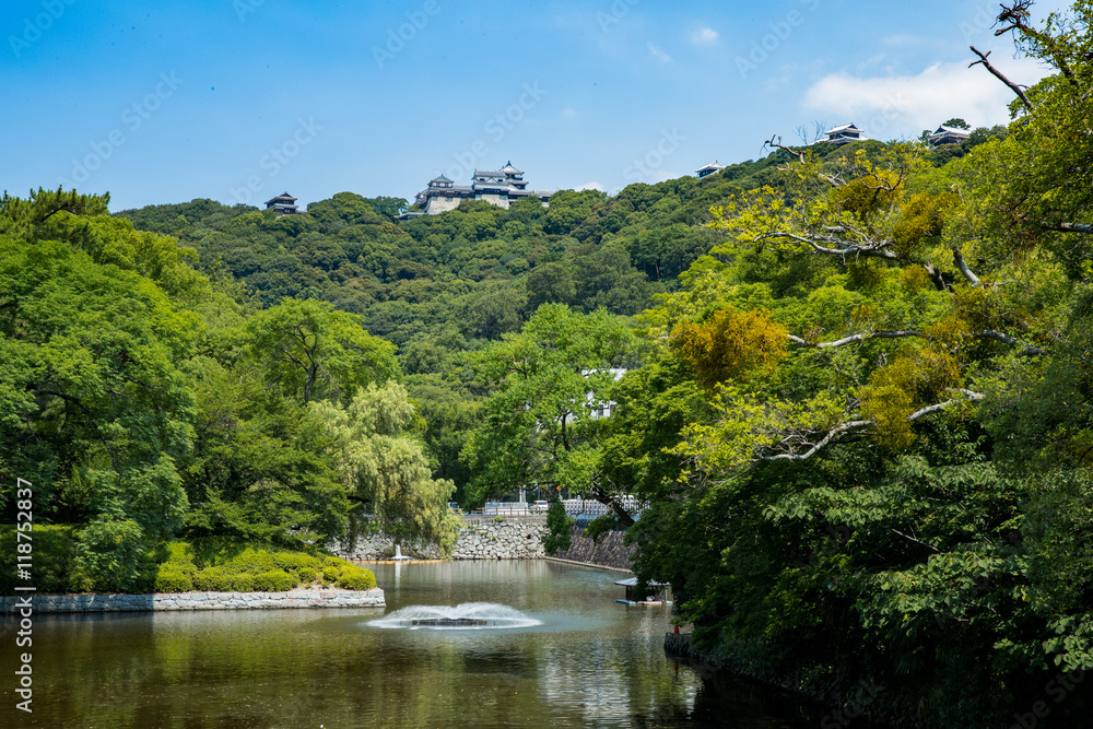 松山城と城山公園