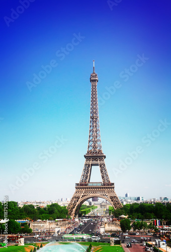 Eiffel Tower and Paris cityscape © neirfy