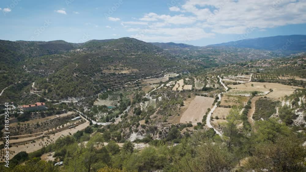 Landscapes in Cyprus. Awecome view from the top of the mountain Landscapes in Cyprus. Awecome view from the top of the mountain
