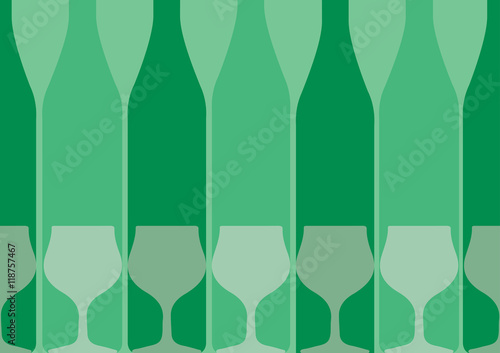 Bottles Background green
