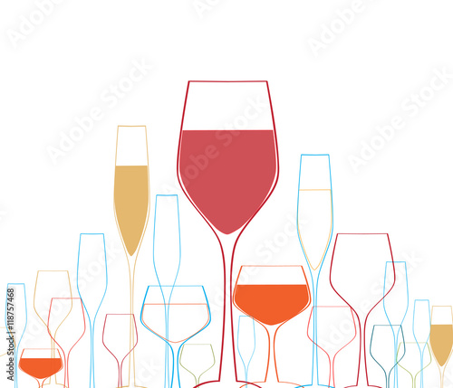 Bar Menu Ilustration