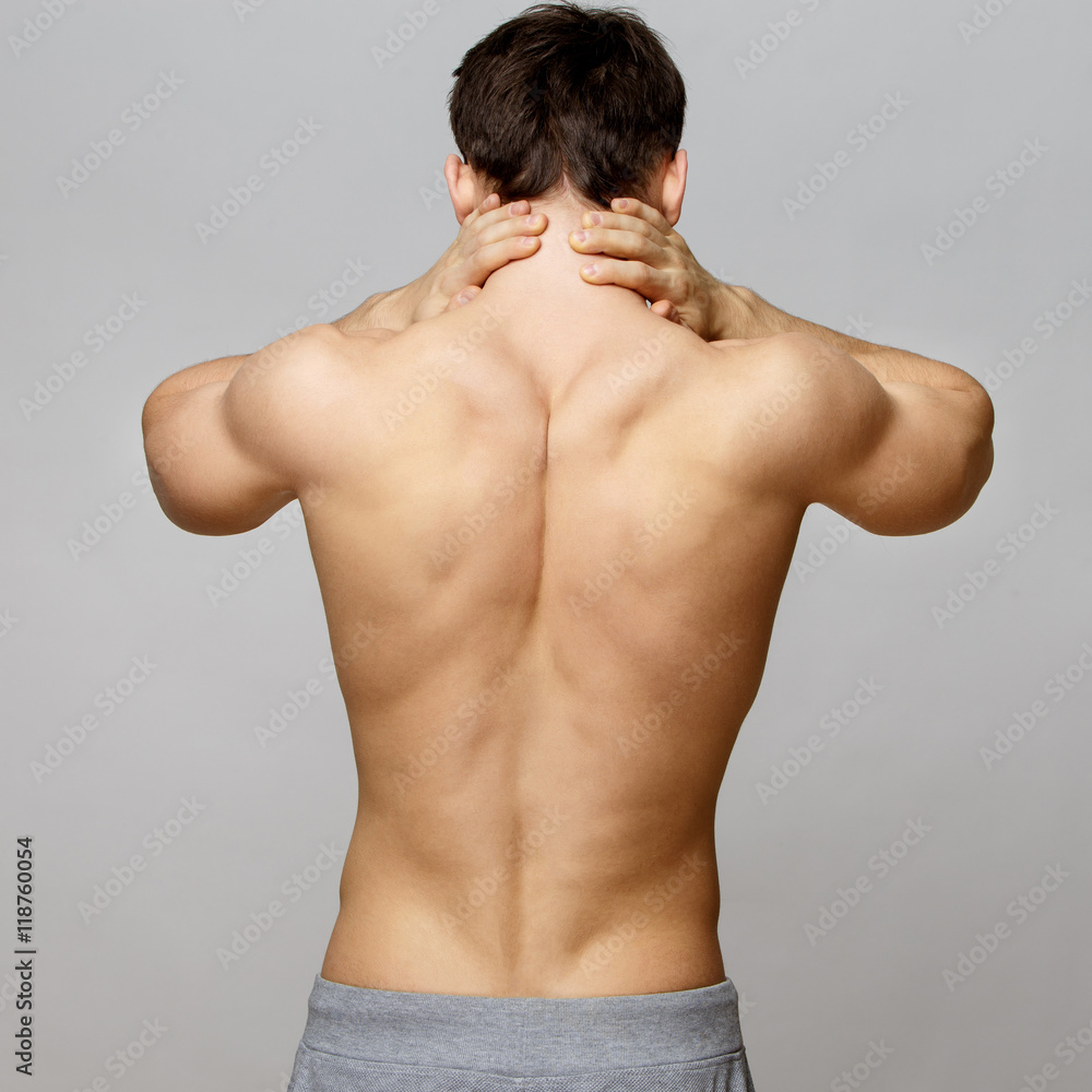 Man with pain problems Man with pain problems