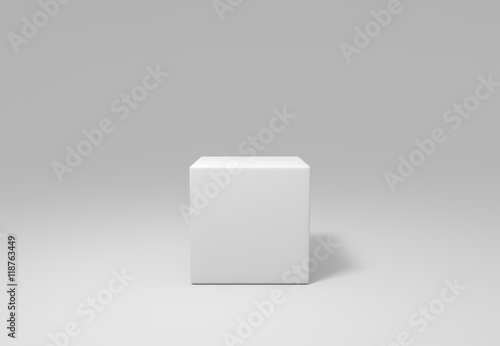 Blank monotone studio background for logo or titles.3d illustration