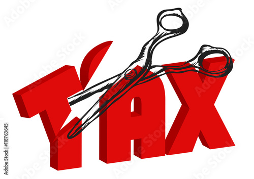 scissors cut taxes