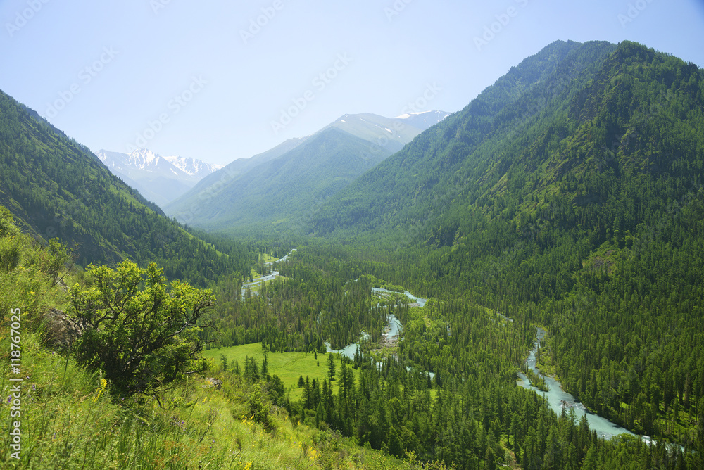 Alpine landscape in Altai Mountains, Siberia, Russian Federation Alpine landscape in Altai Mountains, Siberia, Russian Federation
