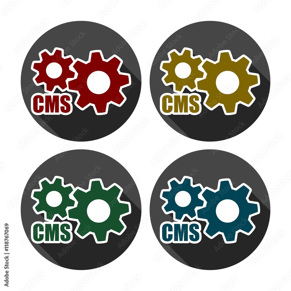 Cms icon set Cms icon set