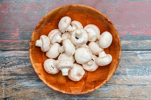 Bowl of mushrooms