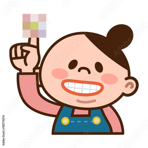 鼻くそをほじる女性