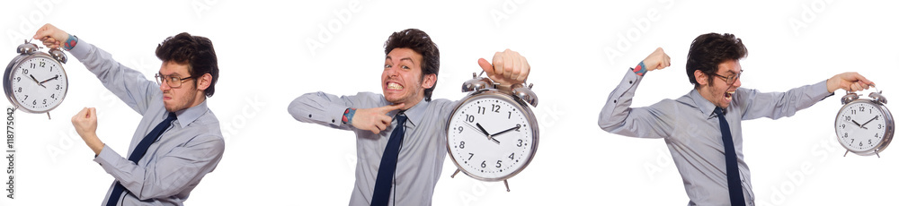 Businessman under stress not meeting his deadlines Businessman under stress not meeting his deadlines