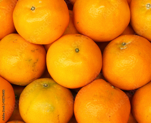 many fresh raw orange