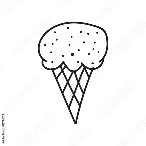 simpple handdraw ice cream 