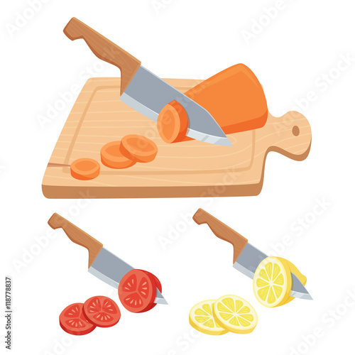 Cut vegetable and fruit