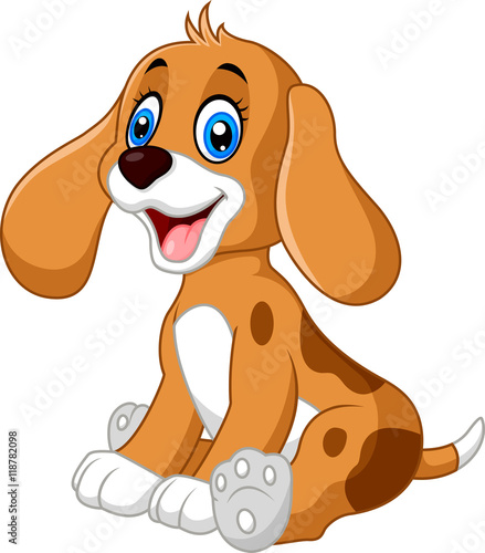 Cute dog cartoon