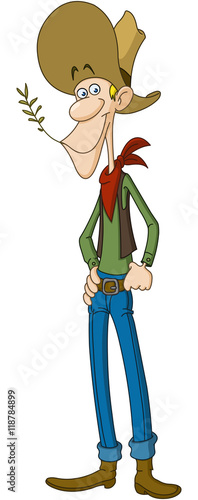 Smiling rancher