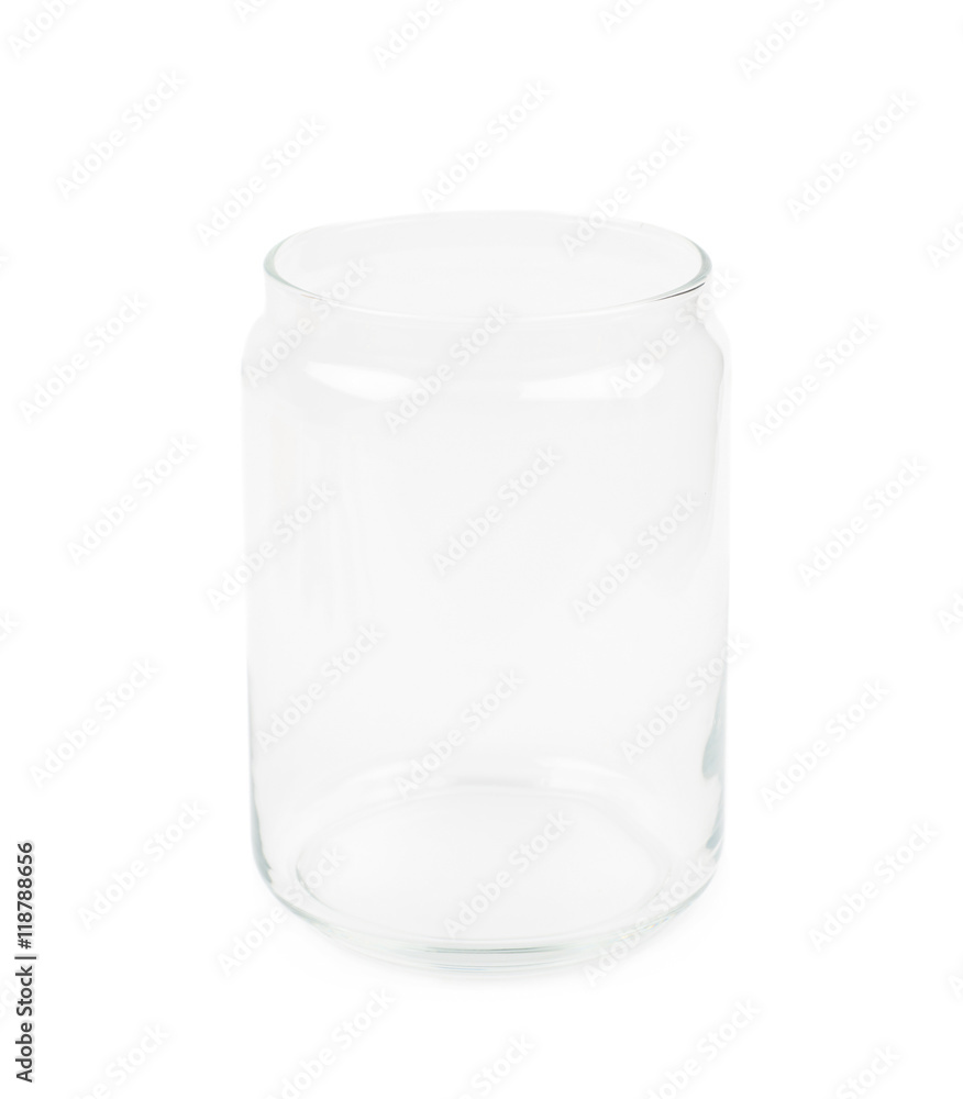 Glass kitchen jar isolated Glass kitchen jar isolated