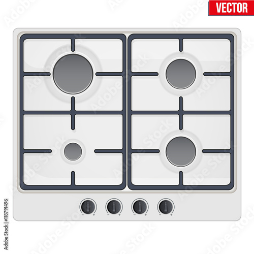 surface of gas stove