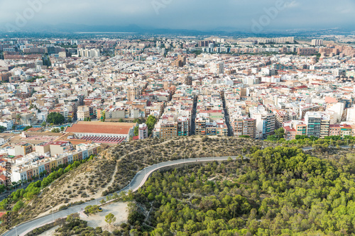 Fototapeta Naklejka Na Ścianę i Meble -  Alicante, Spain: View of the city