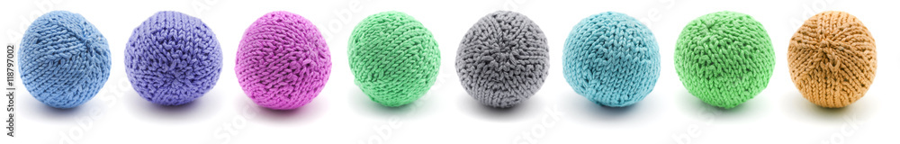knitted round juggling ball