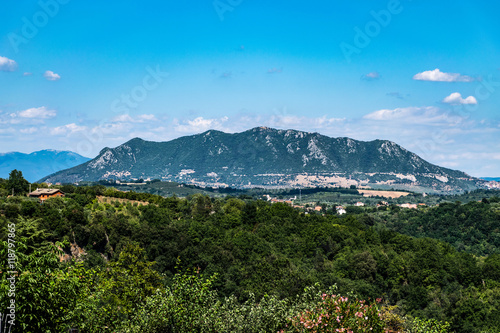 Blick auf den Monte Soratte, Italien, Latium
