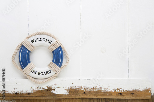 Cuadro en lienzo Welcome on board