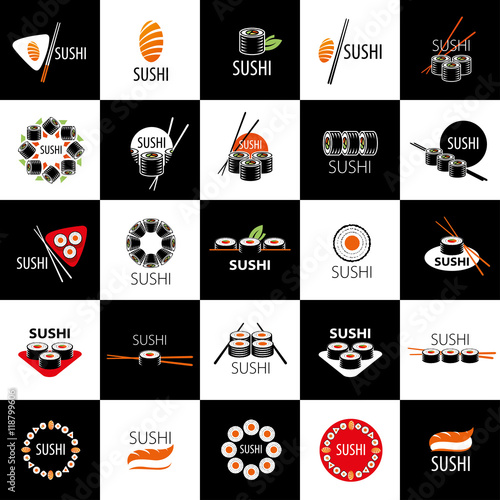 vector sushi logo
