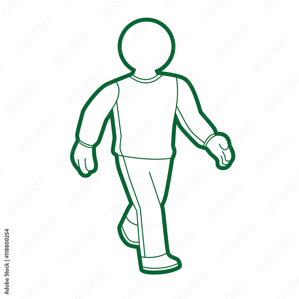 Green Man Walking