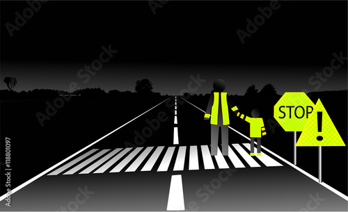 Be visible on the road