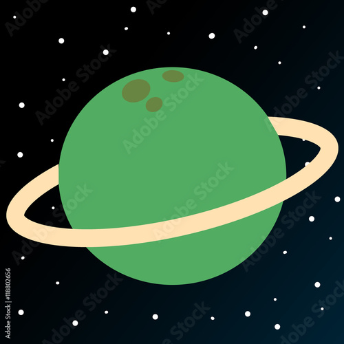 Fototapeta Naklejka Na Ścianę i Meble -  The figure of Jupiter in space