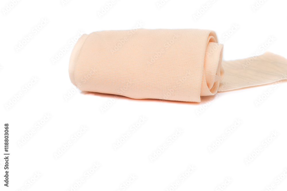 Elastic Bandage,Medical bandage roll on white background Elastic Bandage,Medical bandage roll on white background