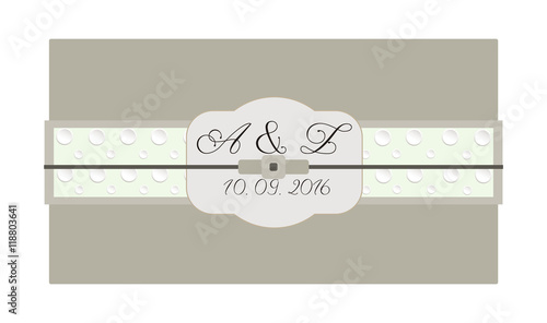 Beautiful wedding card